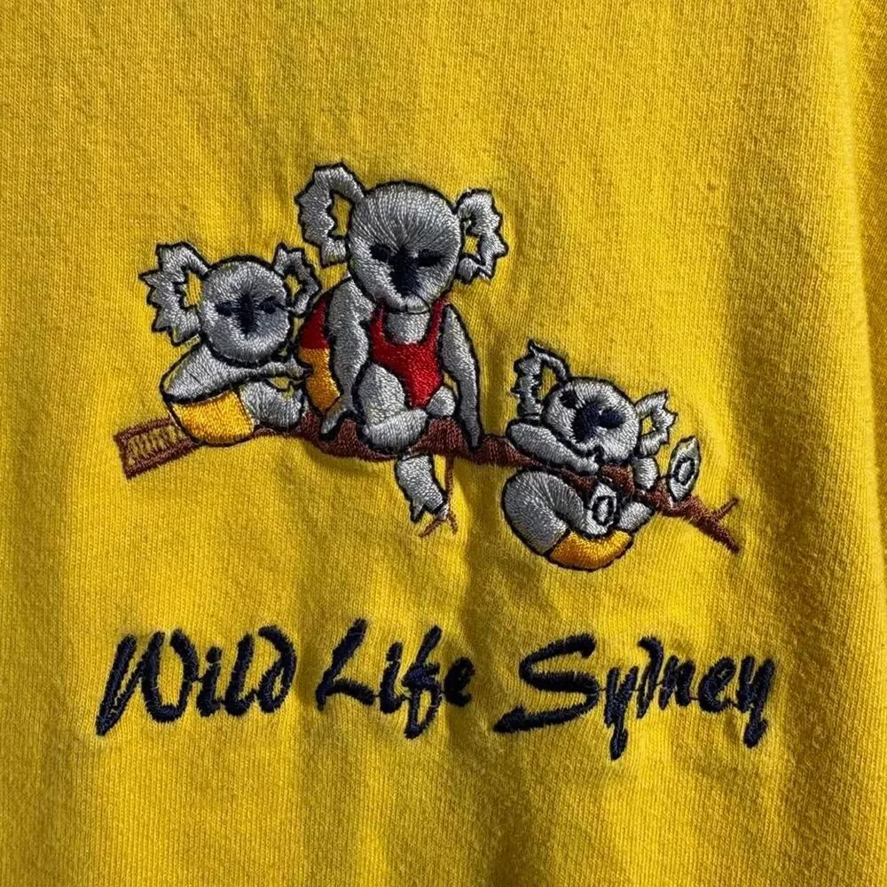 Australia Sydney Koala Embroidered T-Shirt - Youth Size 12